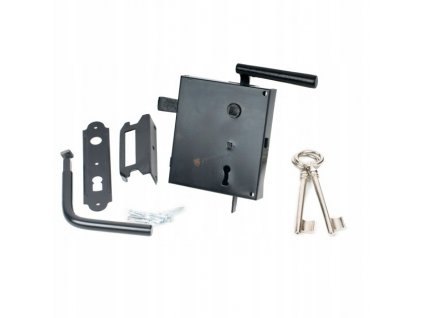 RETRO EuroElzett vidiecky boxový zámok, PRAVÝ_2