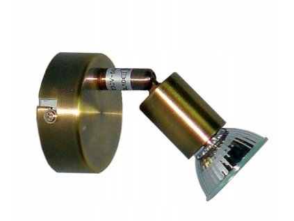 MINI výhry Gu10 PATINA 1 svetlo sconce v starožitné zlata_0