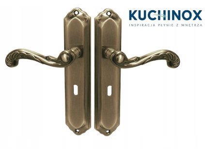 Štylizované rukoväť RETRO antique brass 90 kľúč_0