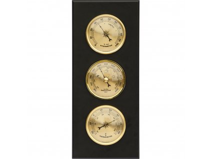 POČASOVÁ STANICA RETRO HYGROMETER BAROMETER TEPLOMER_0