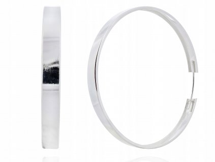 NÁUŠNICE STRIEBORNÉ dámske PRSTENE KOLESÁ 6 cm_1