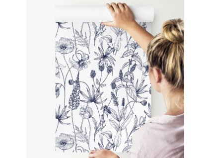 Retro tapety lúčnych Kvetov a Bylín /181452636_0