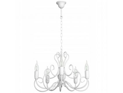 BIELY luster CLASSIC 5 LAMP retro svietnik_0