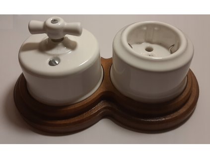 Keramická zásuvka Loft Retro Prl_0