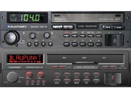 BLAUPUNKT Bremen SQR 46 DAB RÁDIOVÉ RETRO_0