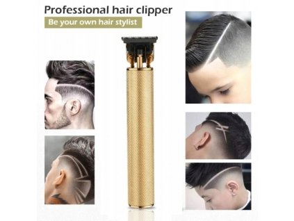 Zlatý retro zastrihávač vlasov_0