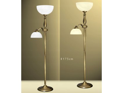 Podlahová lampa MOSADZ čítanie SeriaM_0