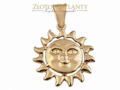 ZLATÝ PRÍVESOK SLNKO - 2,350 g_0