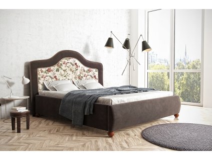 Čalúneného posteľ 160 KONTAJNER STROJ, RÁM 180_5