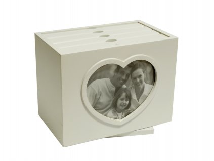 Album pre fotografie, biele retro vintage srdce rýchlo_6