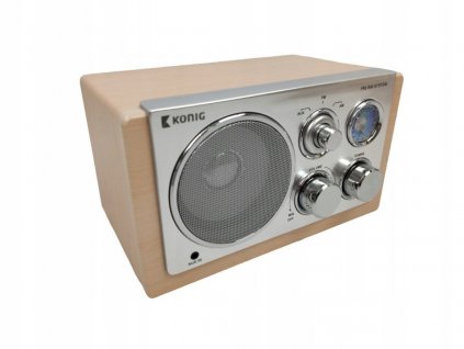 Batérie pre rádio Retro Aux MP3 AM a sieťové drevo_0