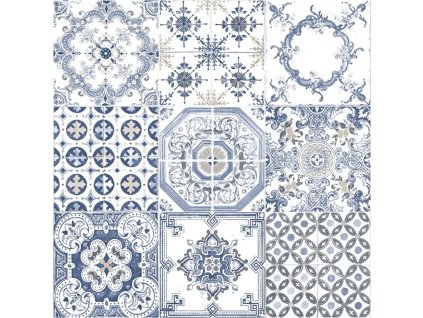 TAPETY RETRO VZOR MOZAIKOVÉ DLAŽDICE DLAŽDICE UGEPA_0