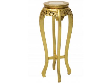 Štýlový stojan na zlaté kvety v retro štýle_0