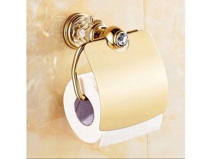 DRŽIAK NA PAPIER ELEGANTNÝ RETRO MOSADZ ZLATO_0