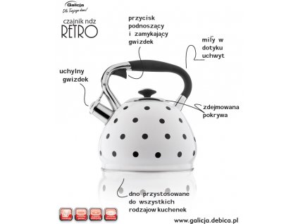 RÝCHLOVARNÁ KANVICA RETRO VS 3L POLKA DOT BÉŽOVÁ / KRÉM_1