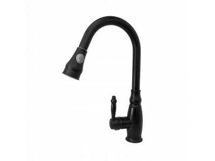 RETRO ČIERNA KUCHYŇA faucet s výsuvným výtokom_0