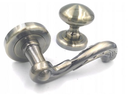 Pravá kľučka dverí s gombíkom, ľavá, RETRO_2