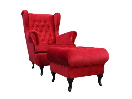 RETRO ARMCHAIR LUDWIK VÝBER Z TKANÍN! ZADARMO_0