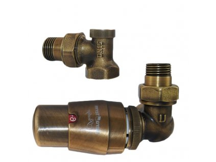 nastavte termostatické ventile MÁ právo retro mosadz_0