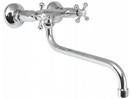 KUCHYNSKÁ BATÉRIA NÁSTENNÁ OTOČNÁ TAPE CHROM RETRO_1