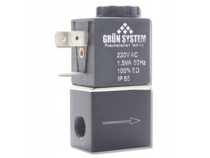 GRUN SYSTÉM elektromagnetický ventil 220V 1.5 W s kabl. doplniť._0