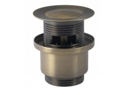 Umývadlová zástrčka click clack staré zlato retro_0