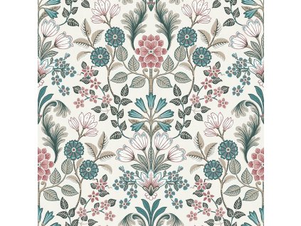 WALL WALL Wallpaper - RETRO FOLK ESCAPADE FLOWERS_1