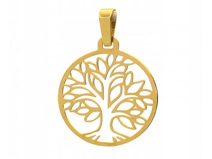 Zlatý prívesok z openwork Strom Života pr.585_0