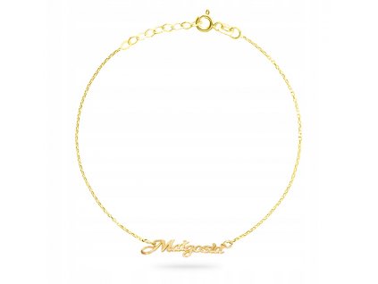 ZLATÝ NÁRAMOK S MENOM 585 6 MM_0