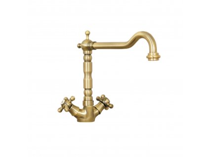 Mixér Umývadlo Starého Zlata / Mosadz RETRO_0