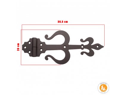 Slučky dekoratívneho kovaného železa dekoratívne retro sm 30-14_0