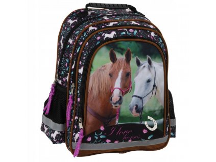 Školský batoh, taška - Školský batoh a láska kone kone konský kôň_0