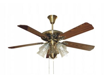 VEĽKÝ STROPNÝ VENTILÁTOR RETRO VENTILÁTOR 132cm OBÝVACIA IZBA_1