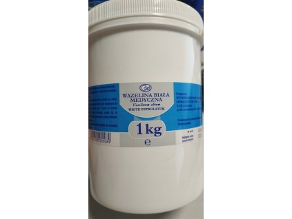 Lekárska biela vazelína 1 kg_0