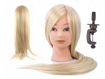Kadernícka tréningová hlava Mia 60 cm blond_0