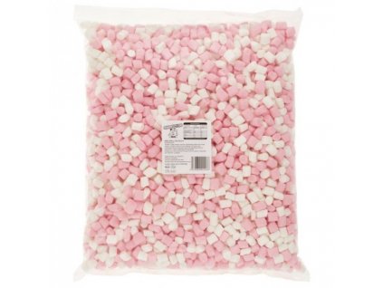Marshmallow Mini neoprény biele a ružové Bulk 1kg_0