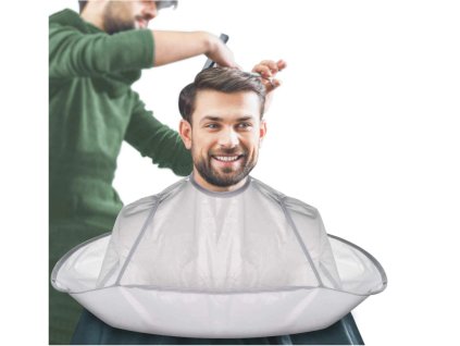 Holičský golier na strihanie vlasov v maskovanom dome_0