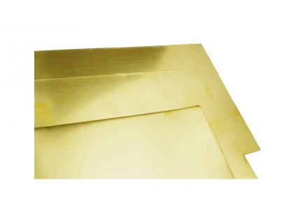 Páska! Mosadzný plech 0,2 mm, plech 30x100 cm_0