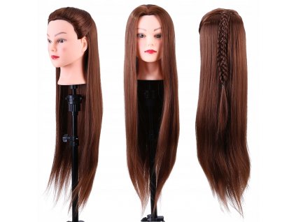 Kadernícka hlavica s prírodnými vlasmi_0