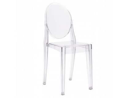 Priehľadná stolička VICTORIA - polykarbonát_0