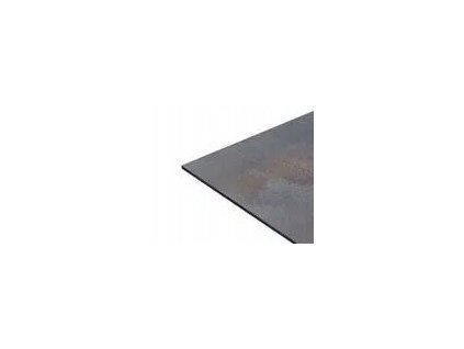 oceľový plech 2 mm 1000 x 1000 mm čierny s hmotnosťou S235_0