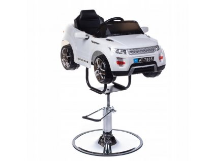 Detská holičská stolička Range Rover biela_0