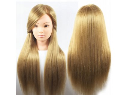 Cvičná kadernícka hlava + držiak_0