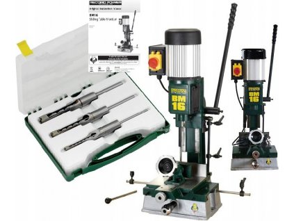 Dlabačka na drevo pre štrbinové drážkovačky + 3 vrtáky_0