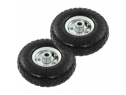Kolieska na transportný vozík, 2 ks, gumené, 4,10 / 3._0