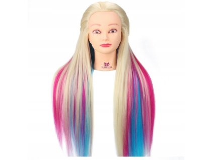 KADERNÍCKA výcviková HLAVA na česanie XXL_0