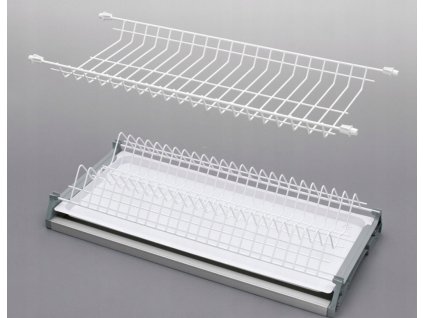Odkvapkávač na riad 80 cm, biela sušička_0