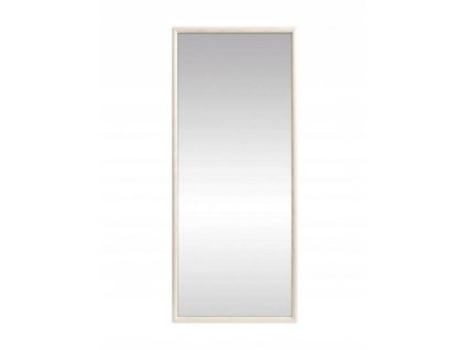 Zrkadlo závesné dekoratívne rám 82,2x34,2 cm biele_0
