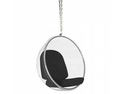 Stolička do detskej izby - Závesné kreslo Bubble vankúš Black - Akry telo_0