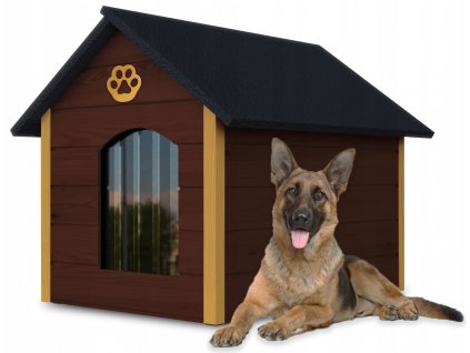 Búda pre psa - Veľká izolovaná Hut XL pre nemecký ovčiak_0